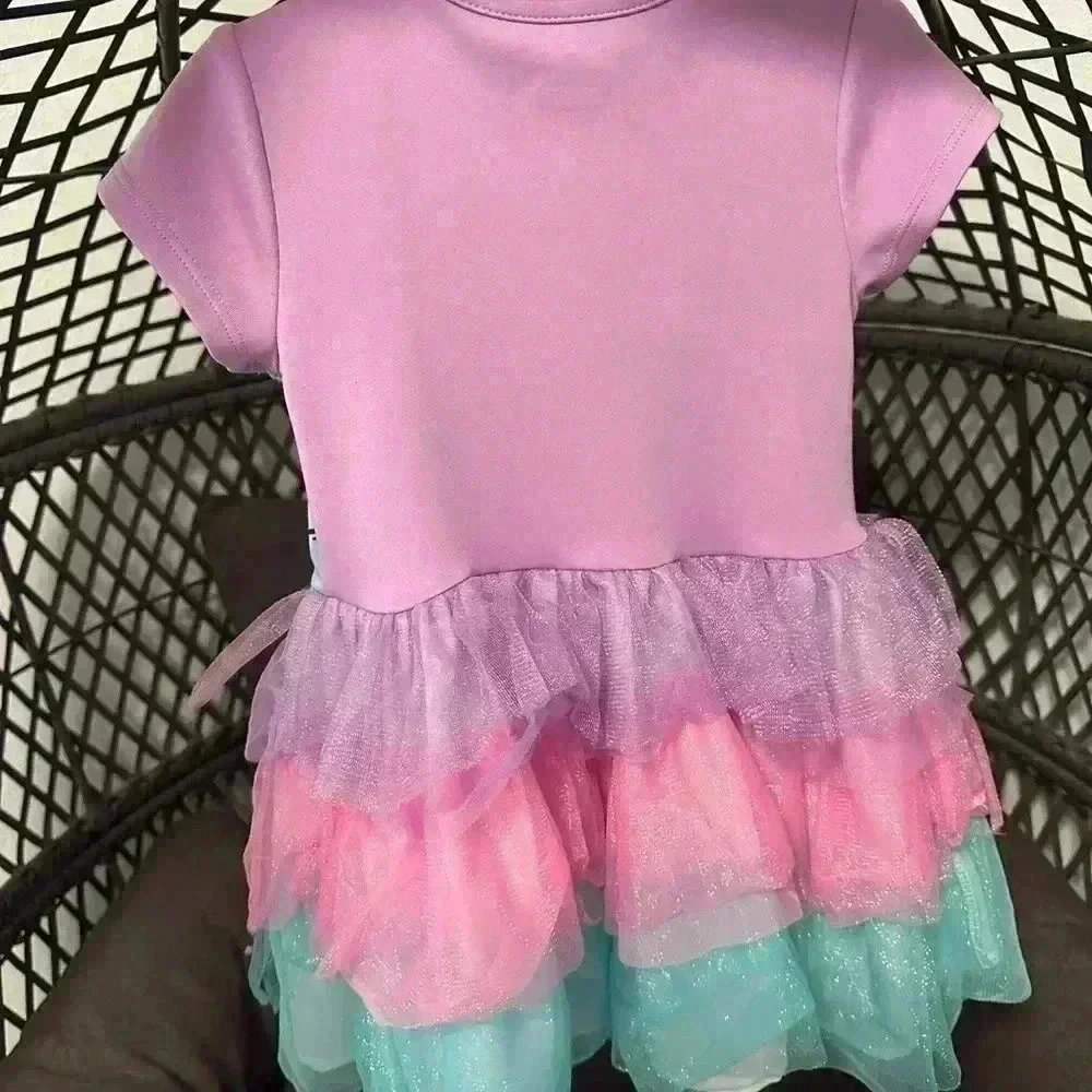 LOL Surprise Exclusive Short Sleeve Graphic Tutu Cosplay Dress Girls